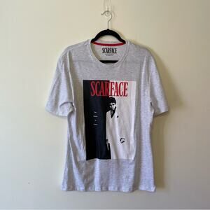 Special Edition Scarface L Universal Studios short sleeve t-shirt gray movie
